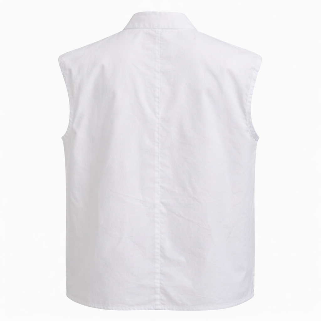 Poplin Vest — Back