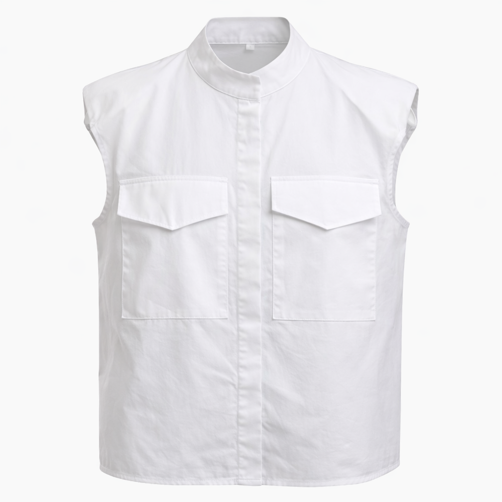 Poplin Vest — Front