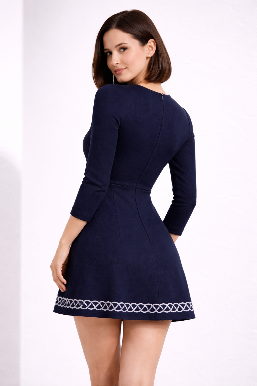 LS Celtic Knot Short Dress — Styled Back