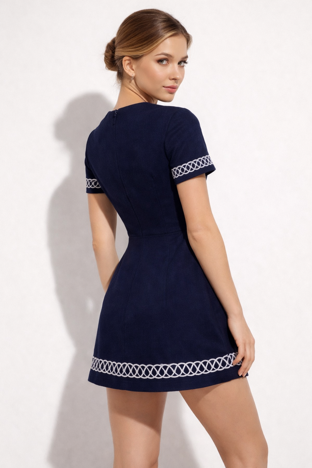 SS Celtic Knot Short Dress — Styled Side
