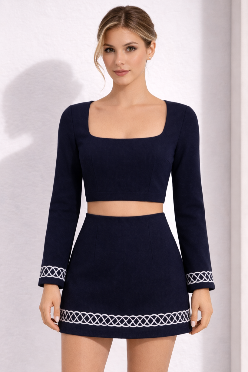 Celtic Knot LS Top - Editorial View - BlancheWear