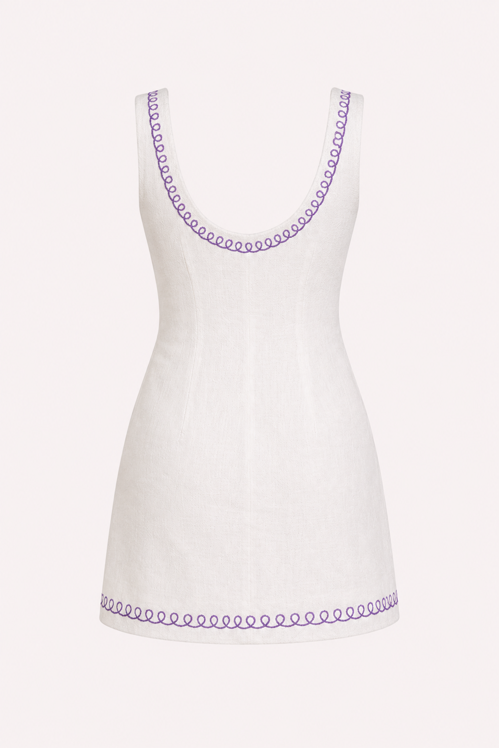 U-Neck Cupcake Dress — Back