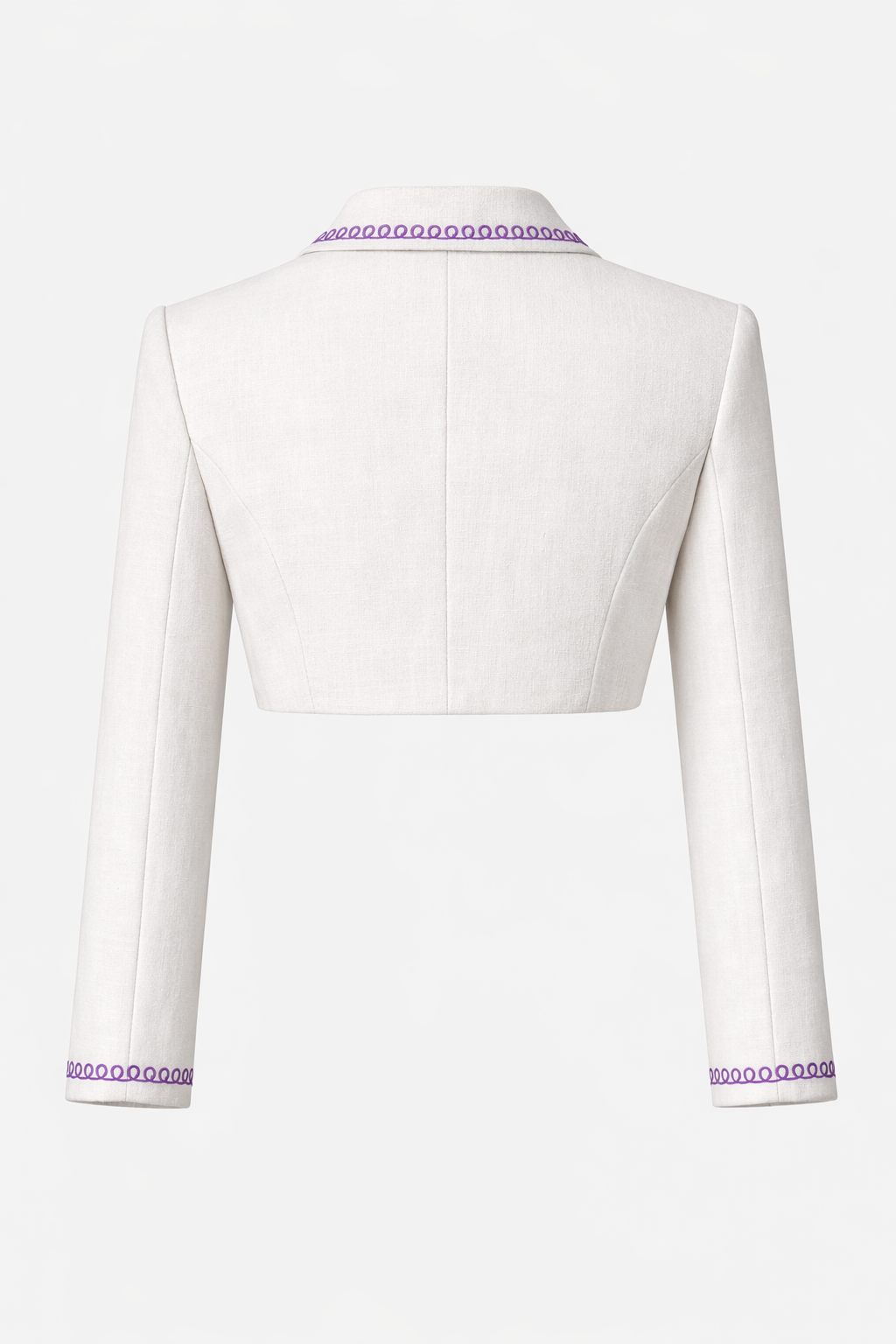 Cupcake Short Fitted Jacket — Back