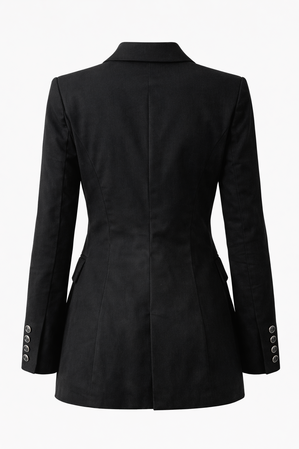 Long Line Fitted Blazer — Back