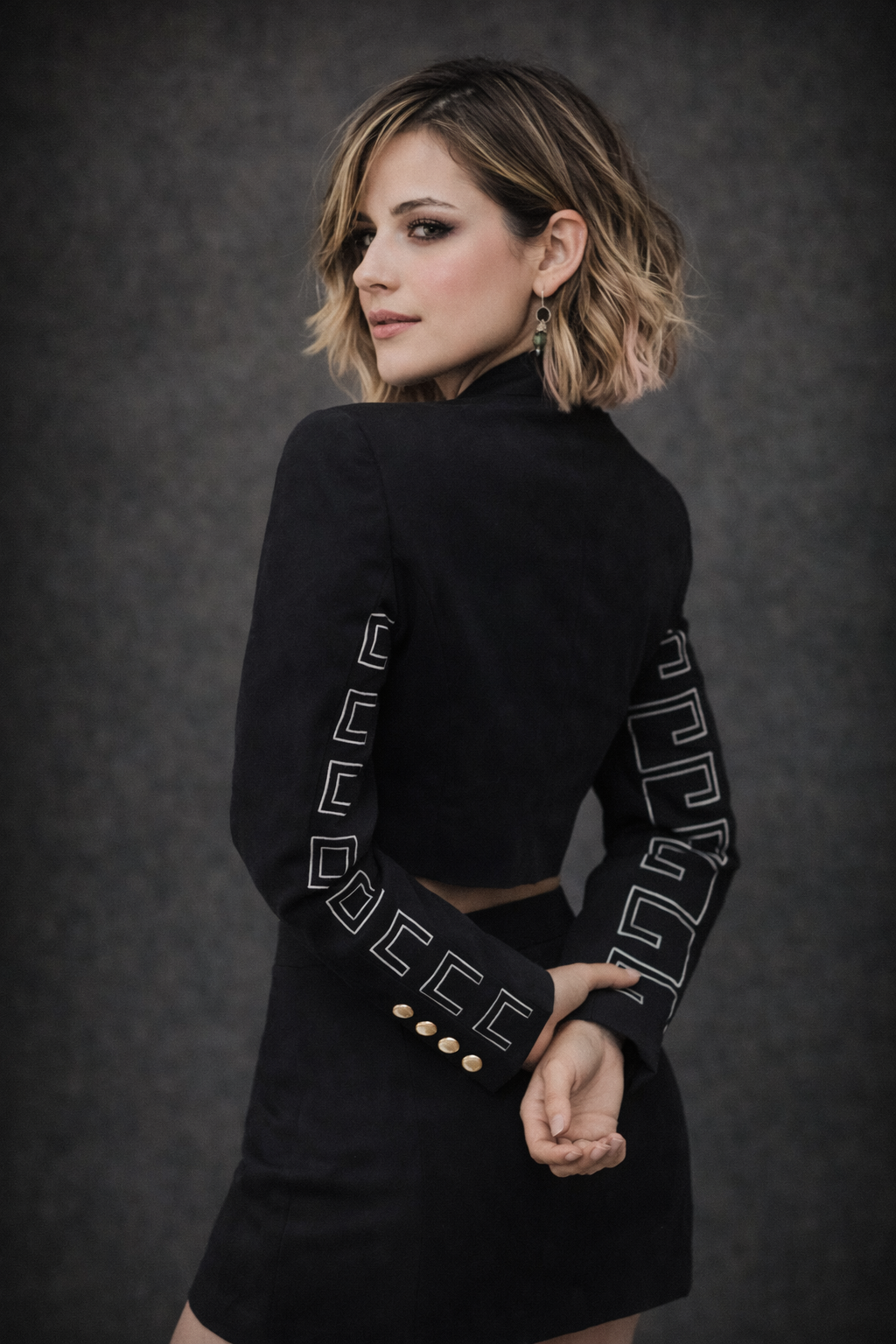 Short Fitted Blazer — Styled Back