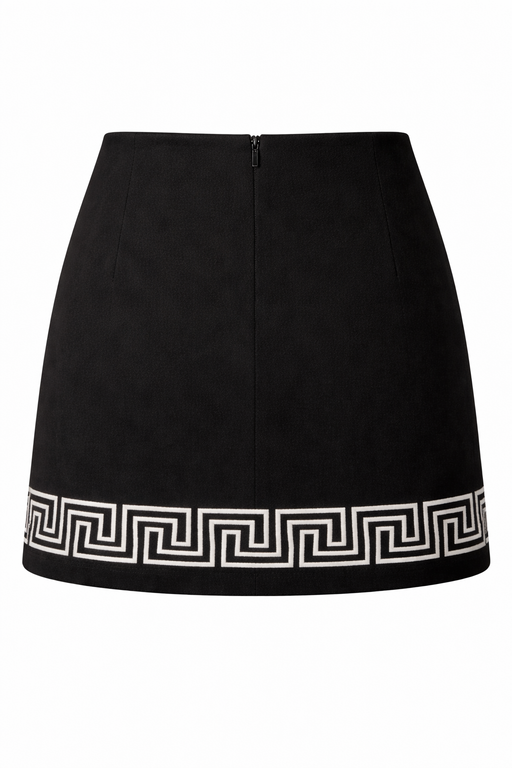 Greek Key Short Skirt — Back
