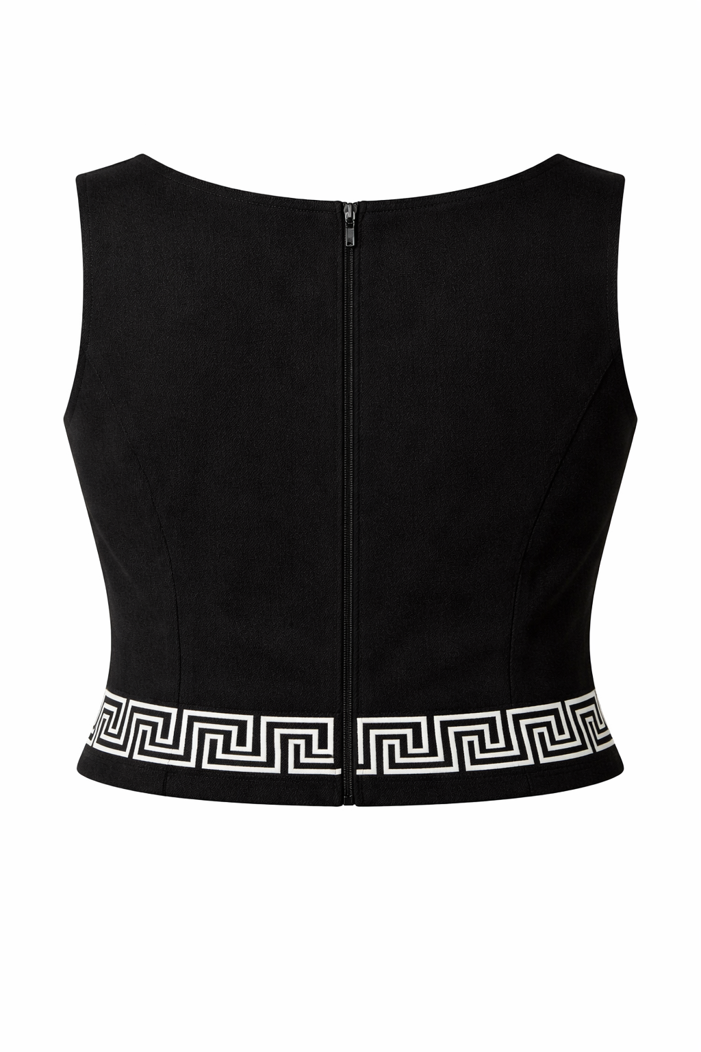 Greek Key Structured Tank — Back