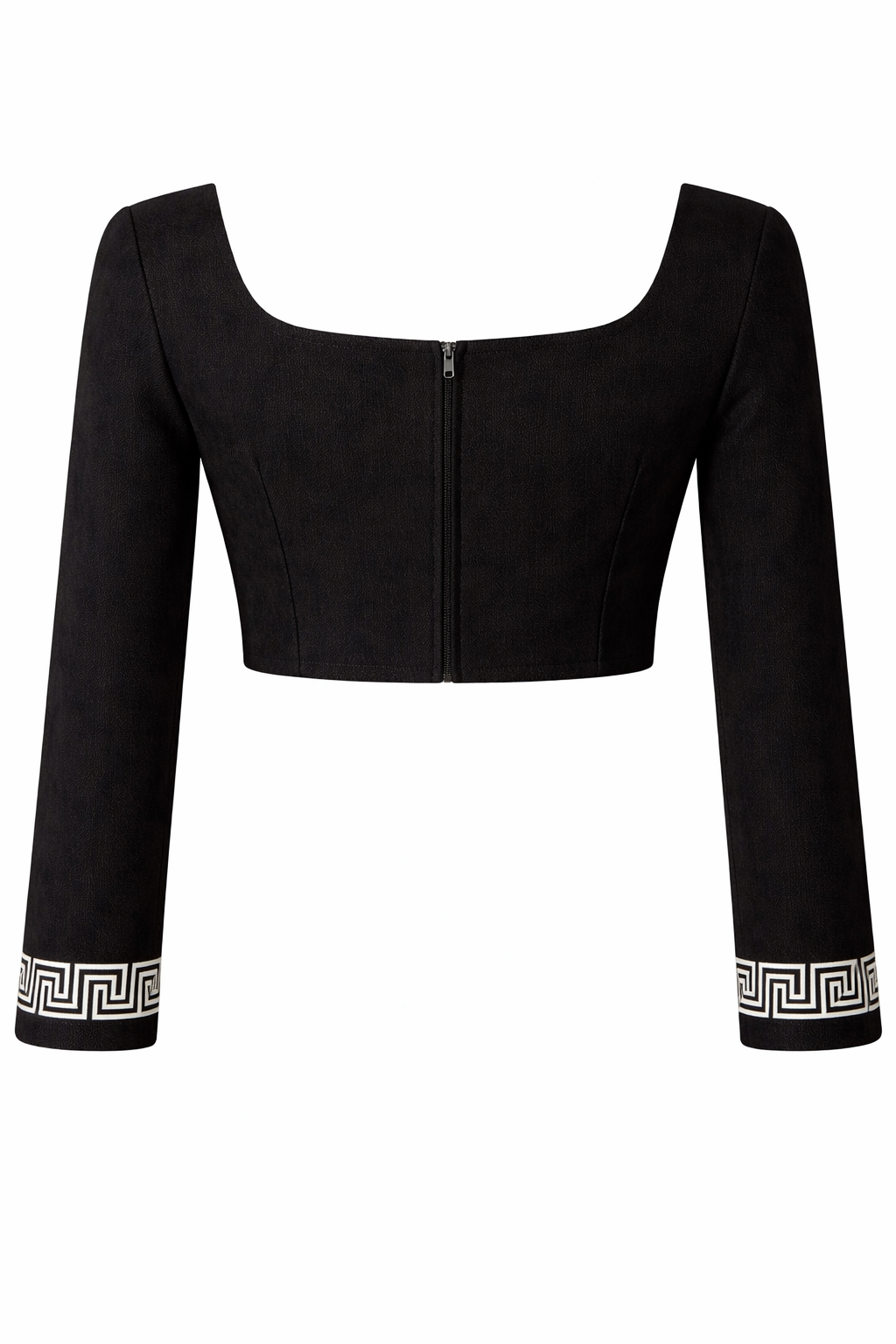 LS Greek Key Top — Back