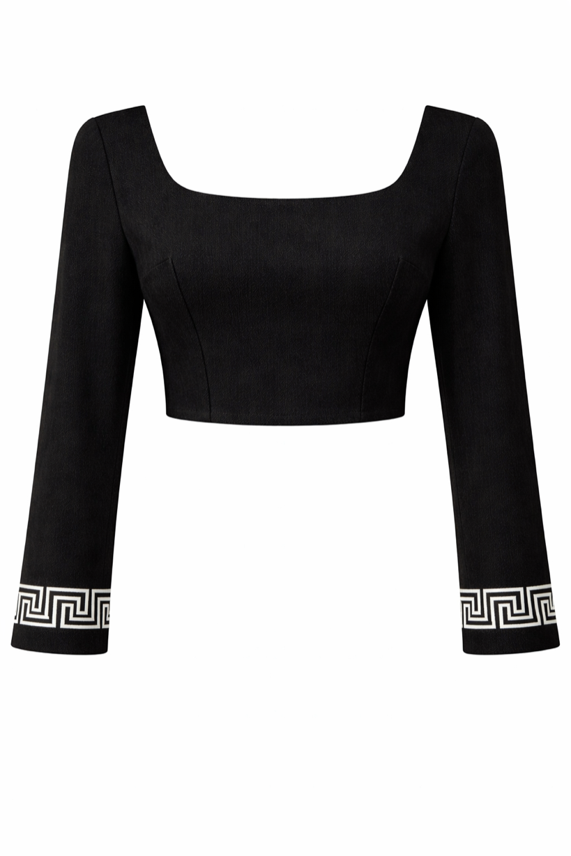 LS Greek Key Top