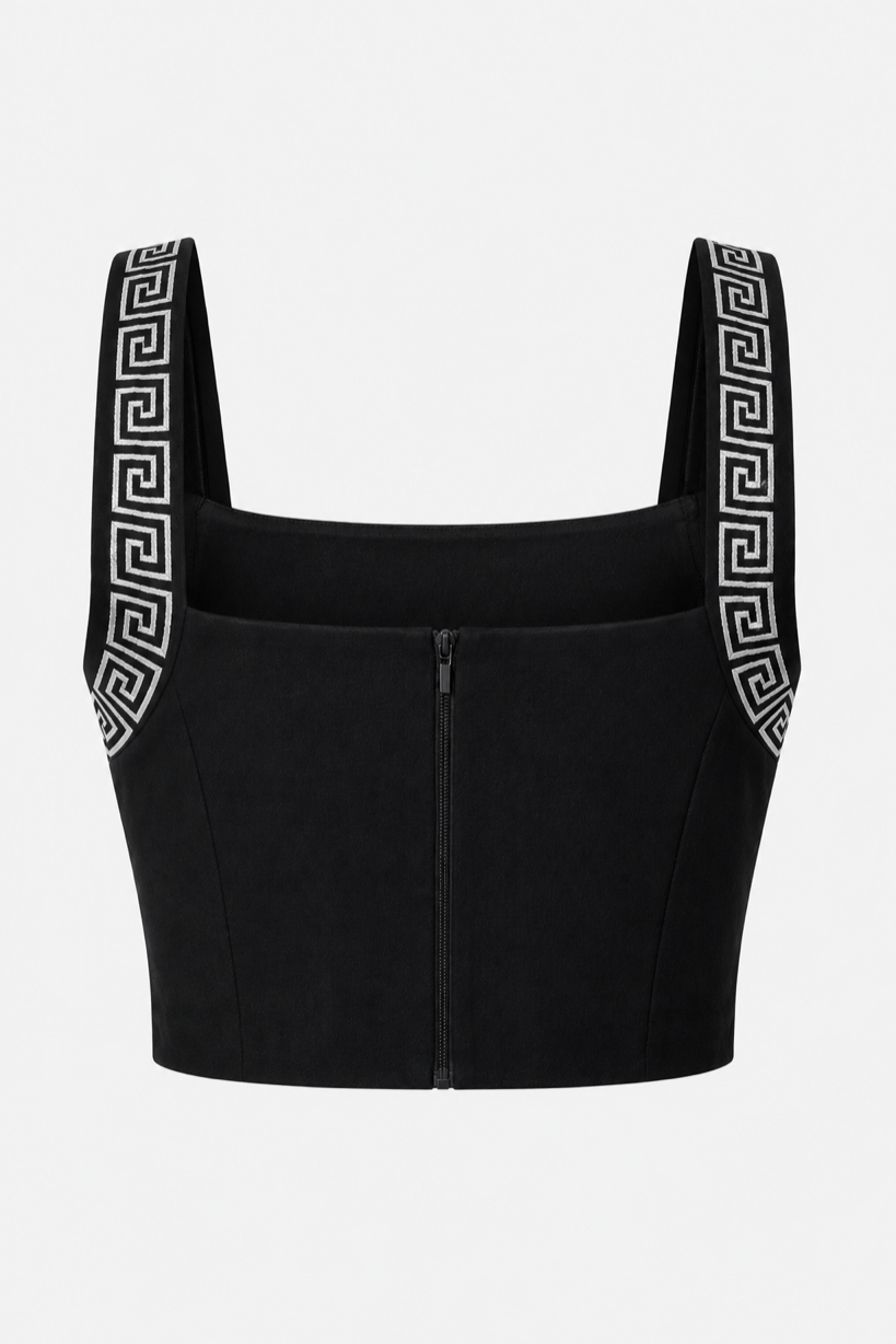 SS Greek Key Top — Back