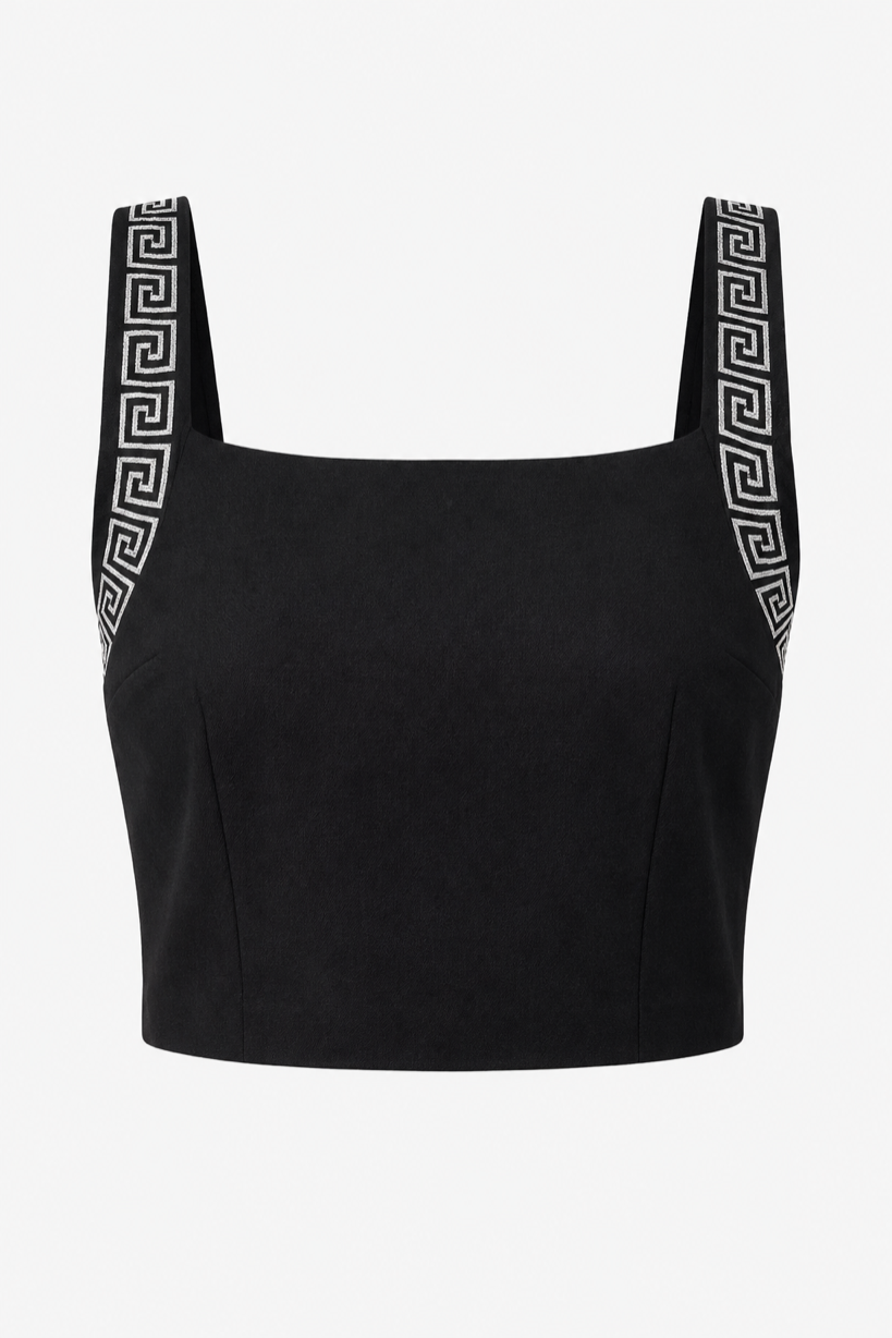 SS Greek Key Top