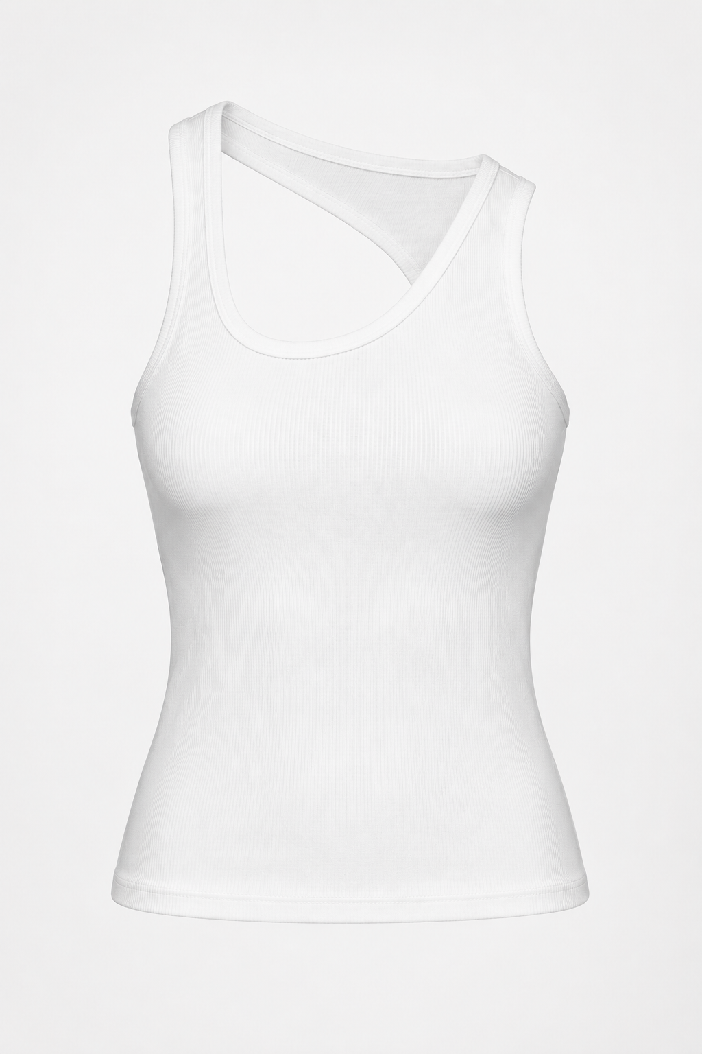 Asymmetrical Sport Tank — Front